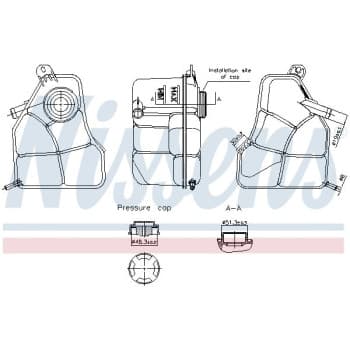 Expansion tank, coolant ** FIRST FIT **