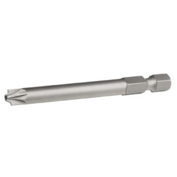 Rooks Bit with flat head 1/4x70mm plus-minus type PZ2/FL6