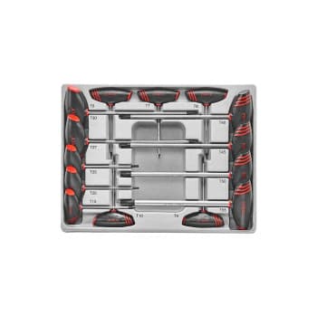 T-handle torx key set 14 pieces