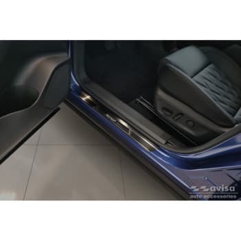 Black Stainless Steel Door Sill Moldings Fits Nissan X-Trail IV 2021- - 'Performance Special Edition' - Pack of 