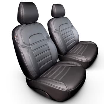New York Design Faux Leather Seat Cover Set 1+1 suitable for Ford Transit Custom 2023-