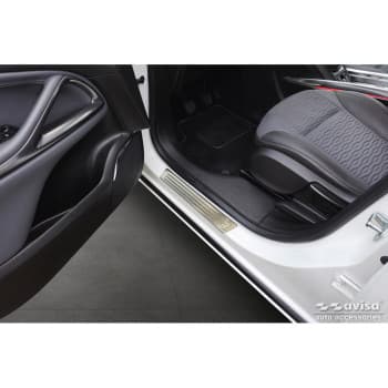 Stainless steel door sill moldings suitable for Opel Zafira (C) Tourer 2012-2016 & Facelift 2016-2019 'Lines'