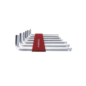 Force right angle ball socket set long SAE 7-piece