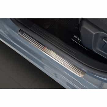 Stainless steel door sill moldings suitable for Opel Corsa F HB incl. e-Corsa 2019-2023 & FL 2023- 'Lines' -